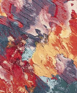 gobelin stof splatter art decoratiestof gordijnstof meubelstof 87473-01, 1-251030-1559-655