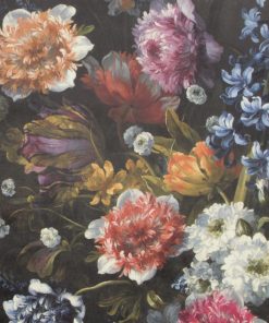 velvet bloemen hollandse meesters decoratiestof gordijnstof meubelstof Hollandse Meesters bloemen velvet stof kopen fluweel stof kopen velours stof kopen 93703-01, 1-152540-1013-655