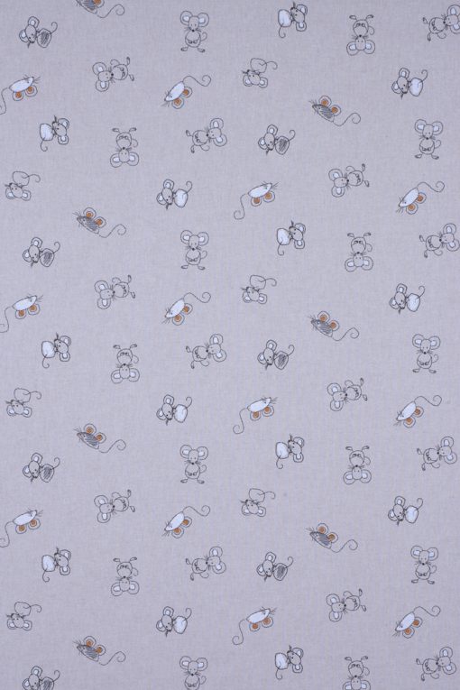 linnenlook Little Mice stof met muizen decoratiestof 07191-01, 1.104530.1293.575
