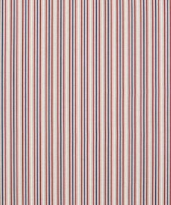 Linnenlook Blue Red Stripes stof met strepen decoratiestof 07299-261, 1-104530-1675-475