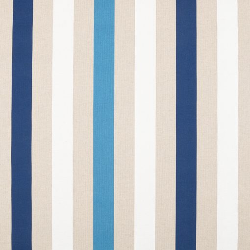 linnenlook Blue White Stripes stof met strepen decoratiestof 7299-342,, 10104530-1756-460