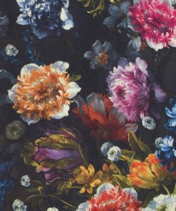 katoenen stof met bloemen Hollandse Meesters gordijnstof decoratiestof 91205-01, 1.151030.1204.655