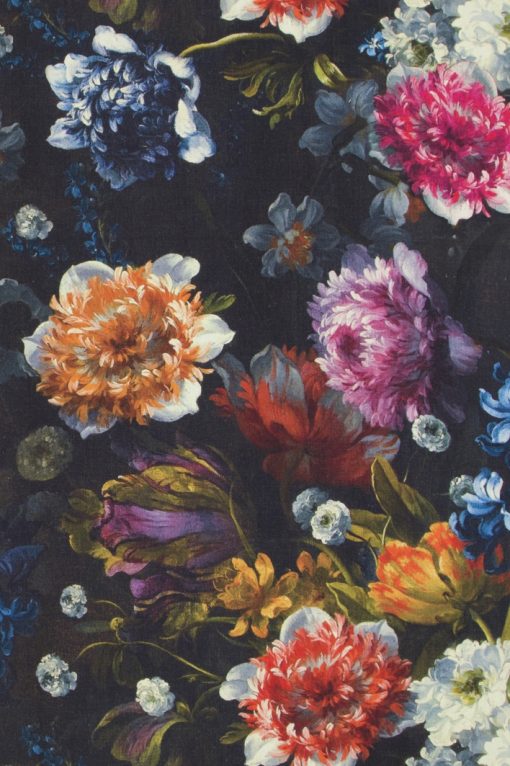 katoenen stof met bloemen Hollandse Meesters gordijnstof decoratiestof 91205-01, 1.151030.1204.655