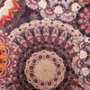 Damast Fleur de Vie Sienne stof met mandala decoratiestof gordijnstof meubelstof
