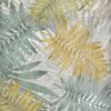 Damast Palma Kaki stof met palmbladen decoratiestof gordijnstof meubelstof